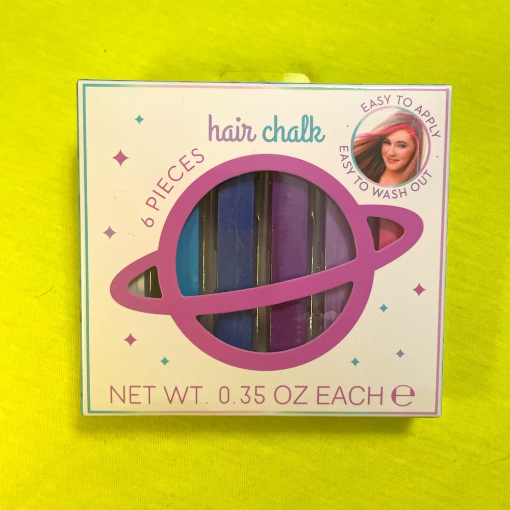 *NIB* Fantasia Accessories hair chalk 6 pieces
